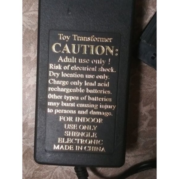 Safety 1st Battery Charger Safety1st 15V Toy Transformer SL12-12-02 Black EUC - Picture 5 of 6